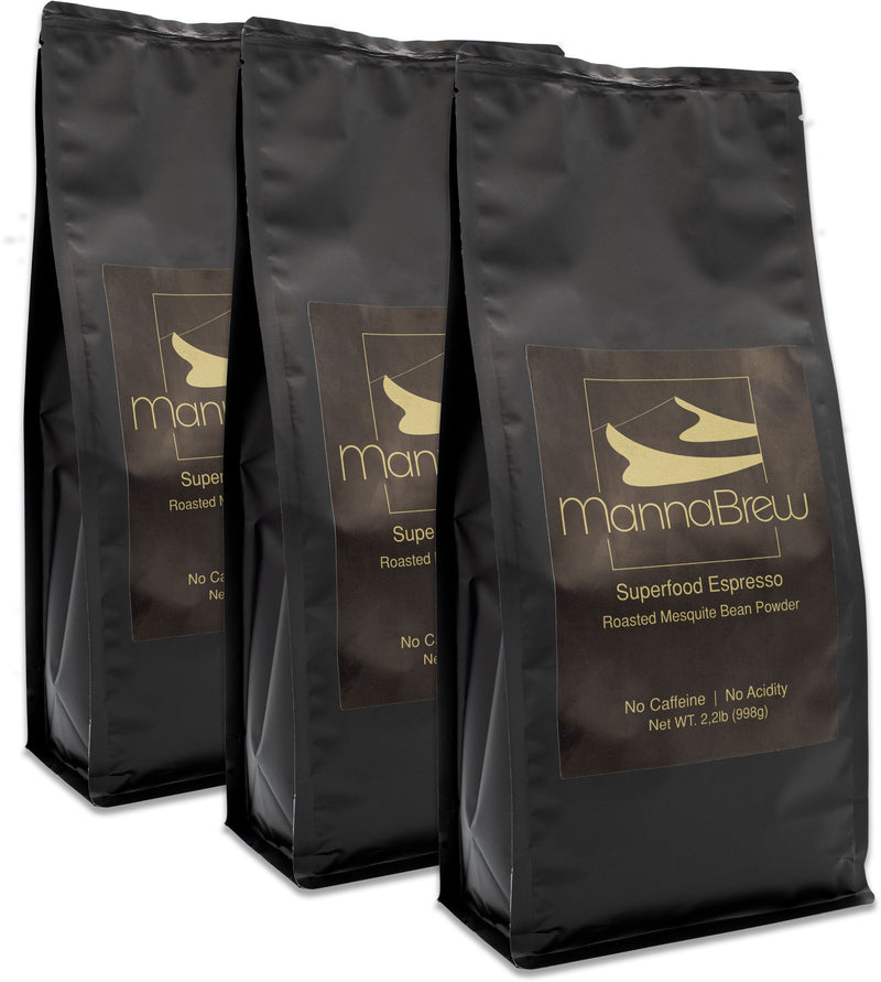 MannaBrew Superfood Espresso 2lbs Bag - Buy 2 Get in Free